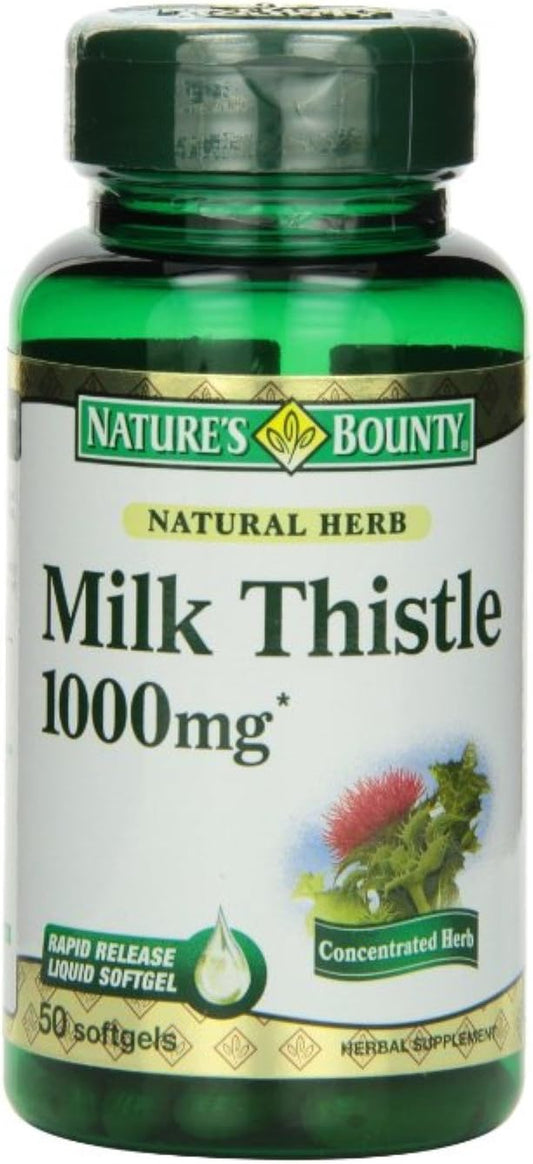 Milk Thistle 1000Mg Softgels 50 Ea (Pack of 12)