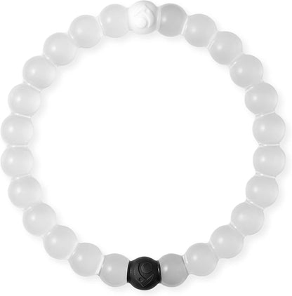 Classic Find Your Balance Beaded Bracelets for Women & Men | Clear, Marble Black & White Silicone Stretch Bracelet - Mindfulness, Stress Relief & Mental Wellness Inspirational Gift