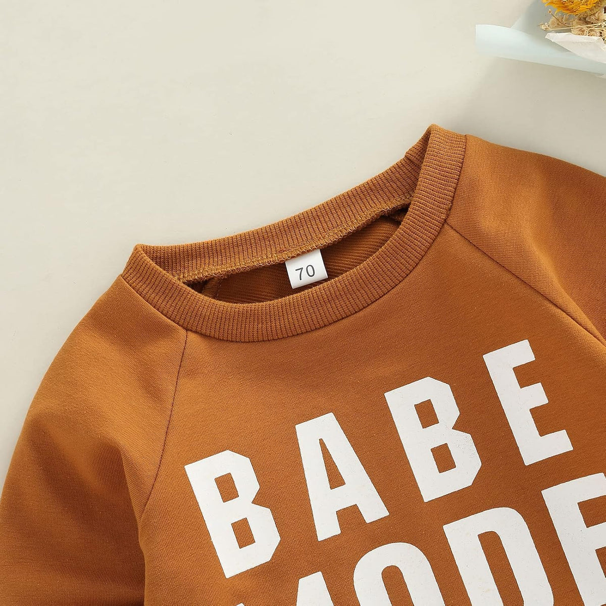 Infant Boy Sweatshirt Toddler Crewneck Sweater Newborn Baby Boy Girls Clothes Letter Printed Fall Spring Pullover Tops